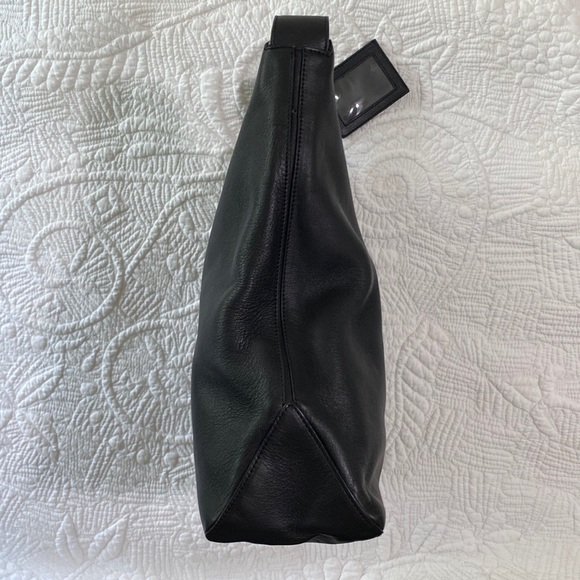 Giorgio Armani black leather purse/shoulder bag new without tags - Picture 6 of 9